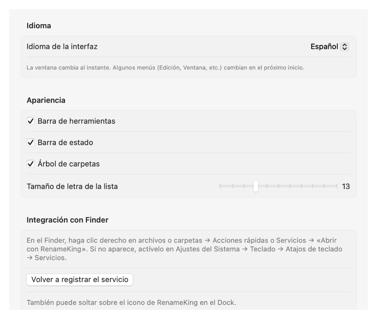 Ajustes